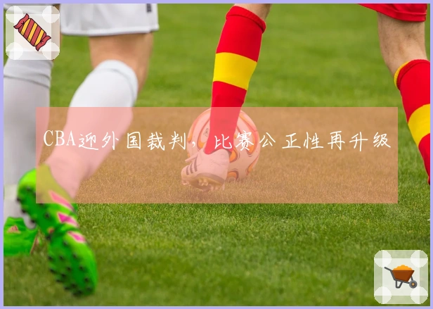 CBA迎外国裁判，比赛公正性再升级